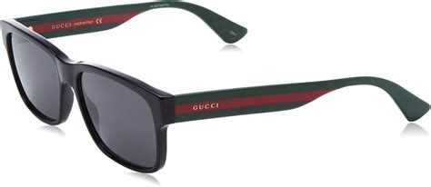 gucci gg0340s-006 occhiali da sole nero multicolor 58.0 uomo|Gucci GG0340S .